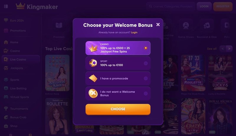 Tutki casino kingmaker
